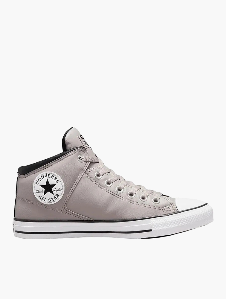 Shop Converse Mercury Grey Lace Up Rubber Sole Sneakers for Women